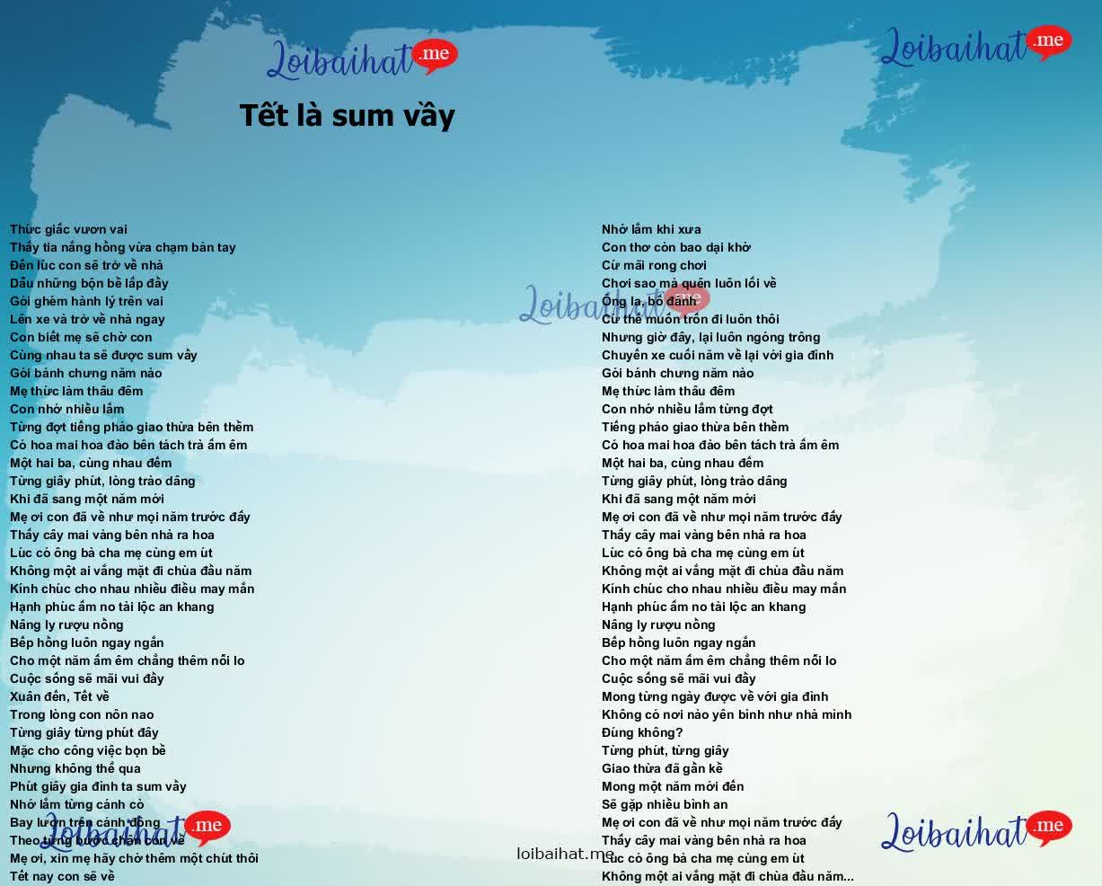 Tết là sum vầy