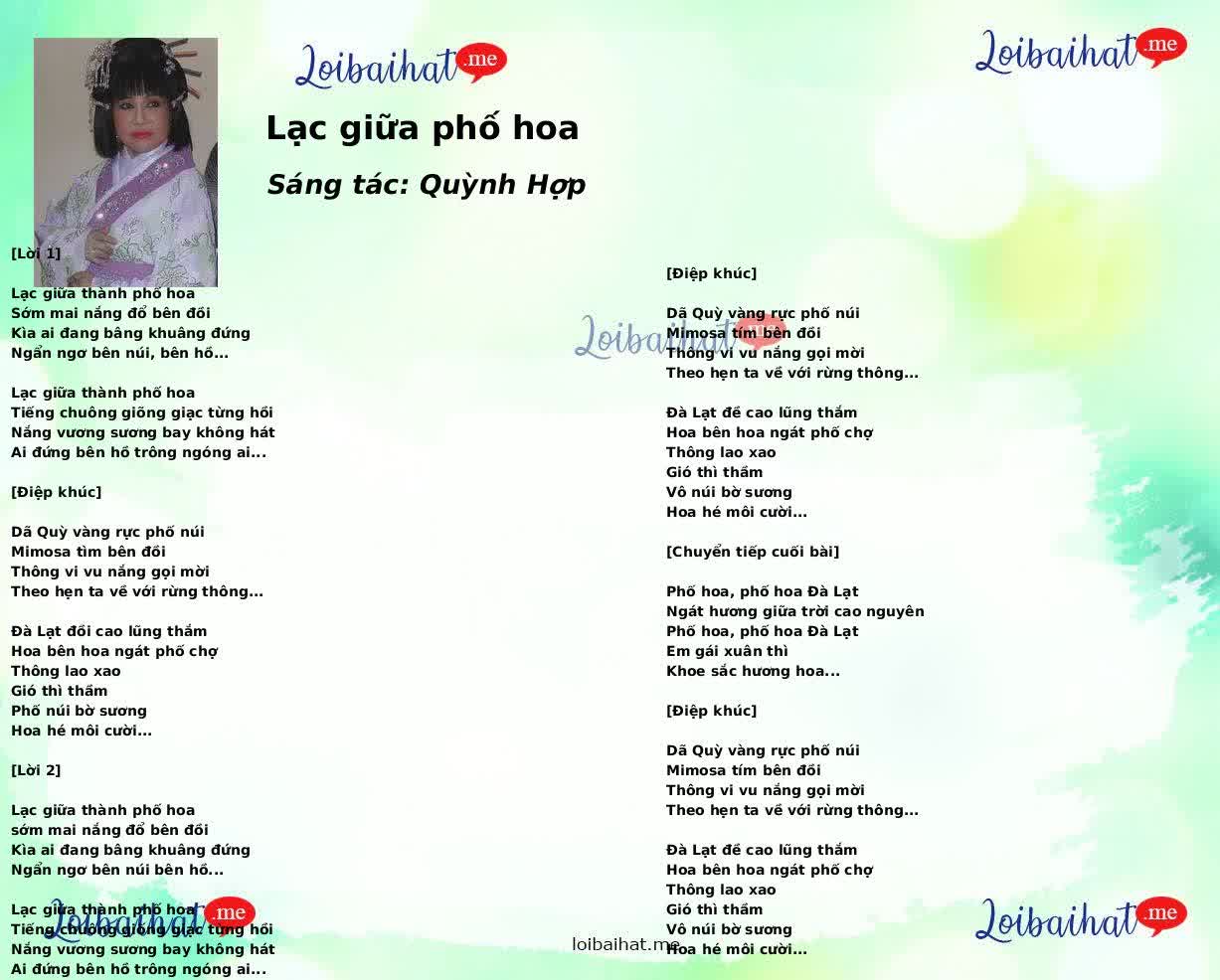 Lạc giữa phố hoa