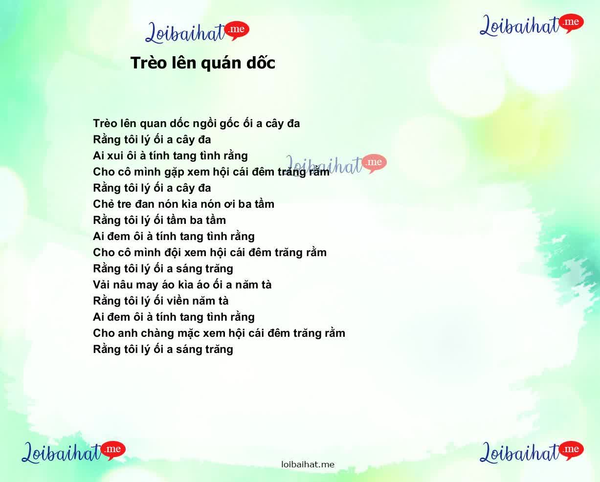 Trèo lên quán dốc