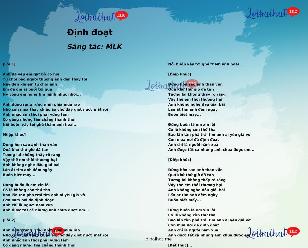 Định đoạt