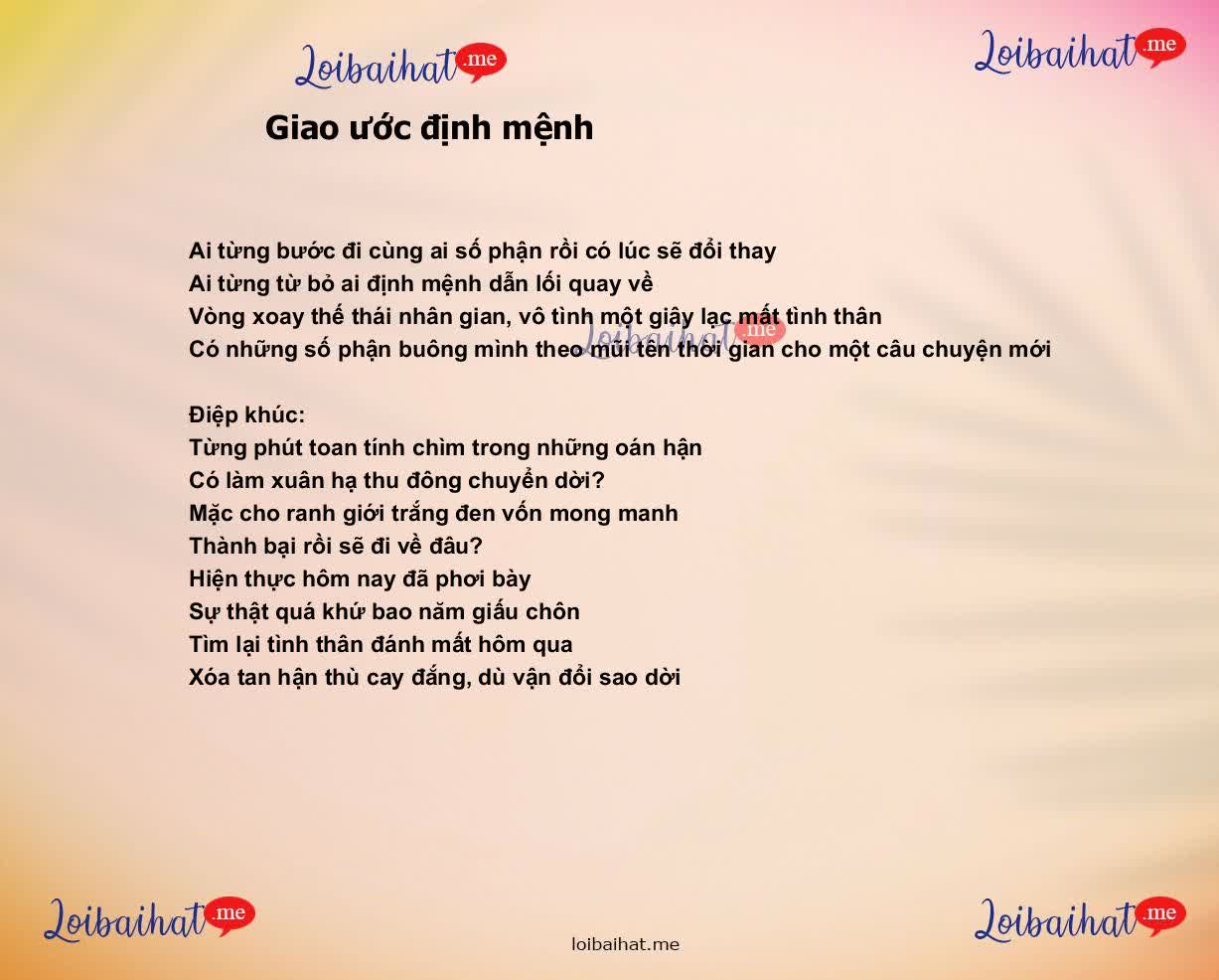 Giao ước định mệnh