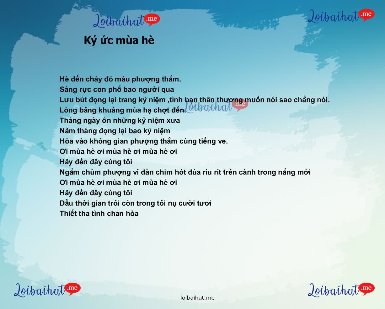 Ký ức mùa hè