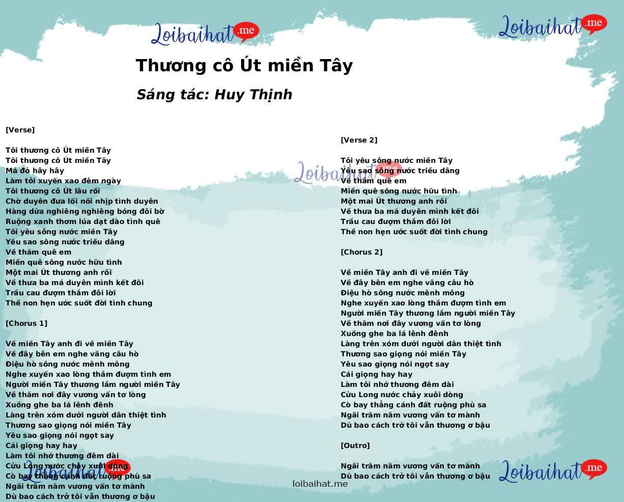 Thương cô Út miền Tây