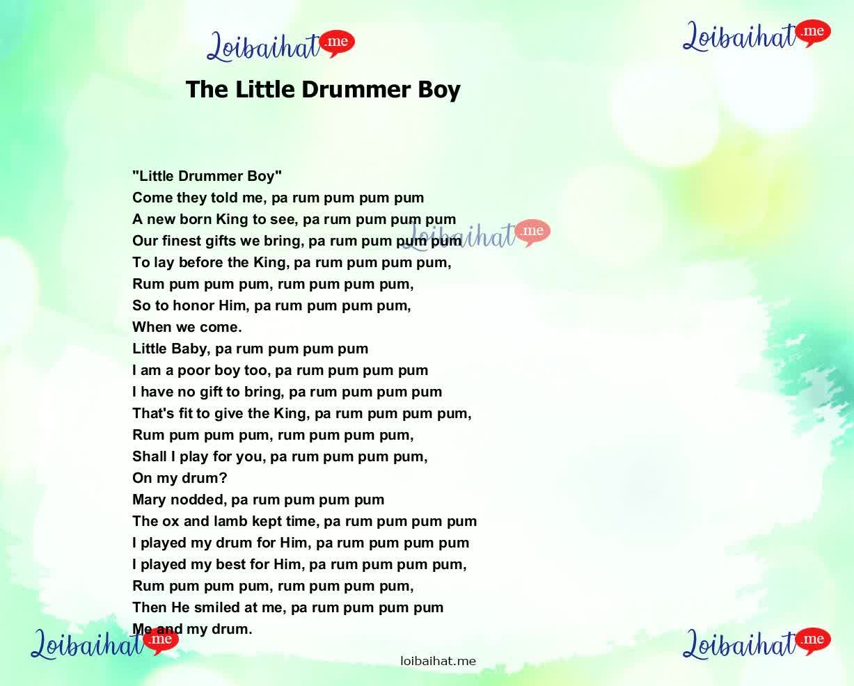 The Little Drummer Boy