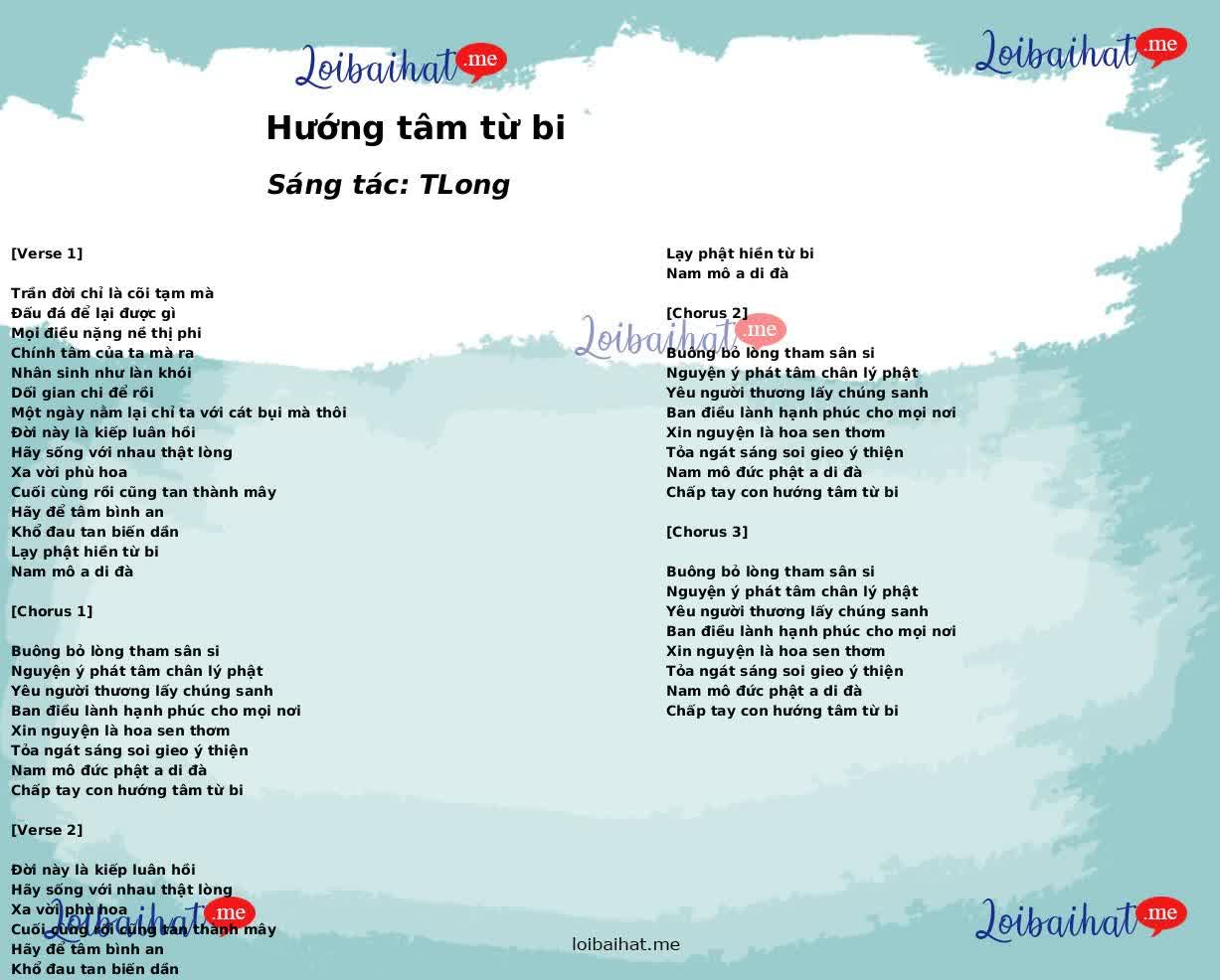 Hướng tâm từ bi