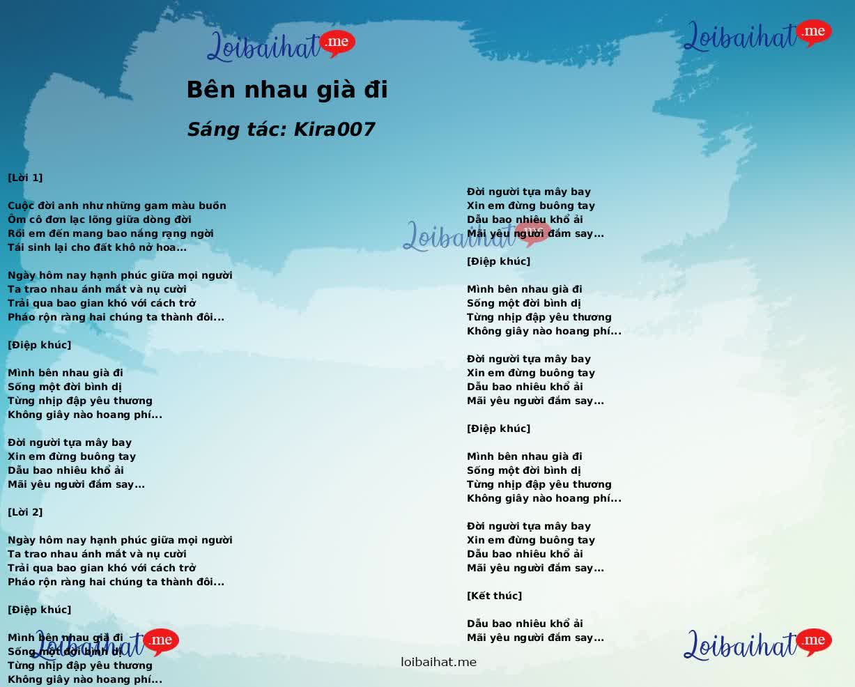 Bên nhau già đi