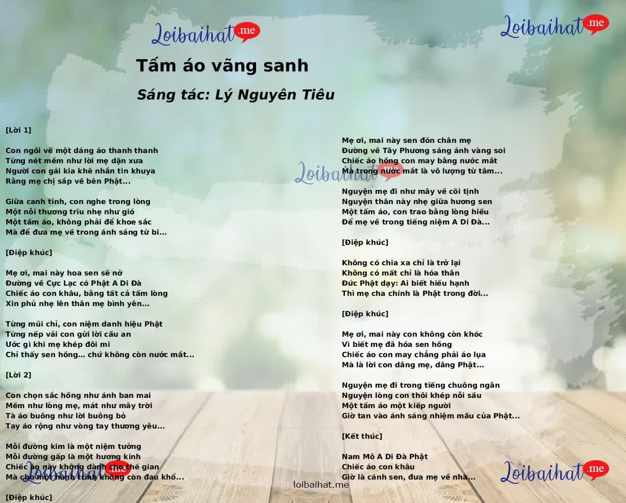 Tấm áo vãng sanh