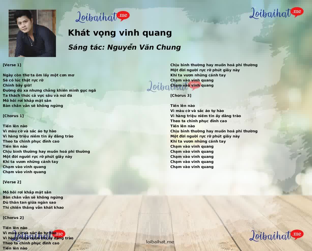 Khát vọng vinh quang