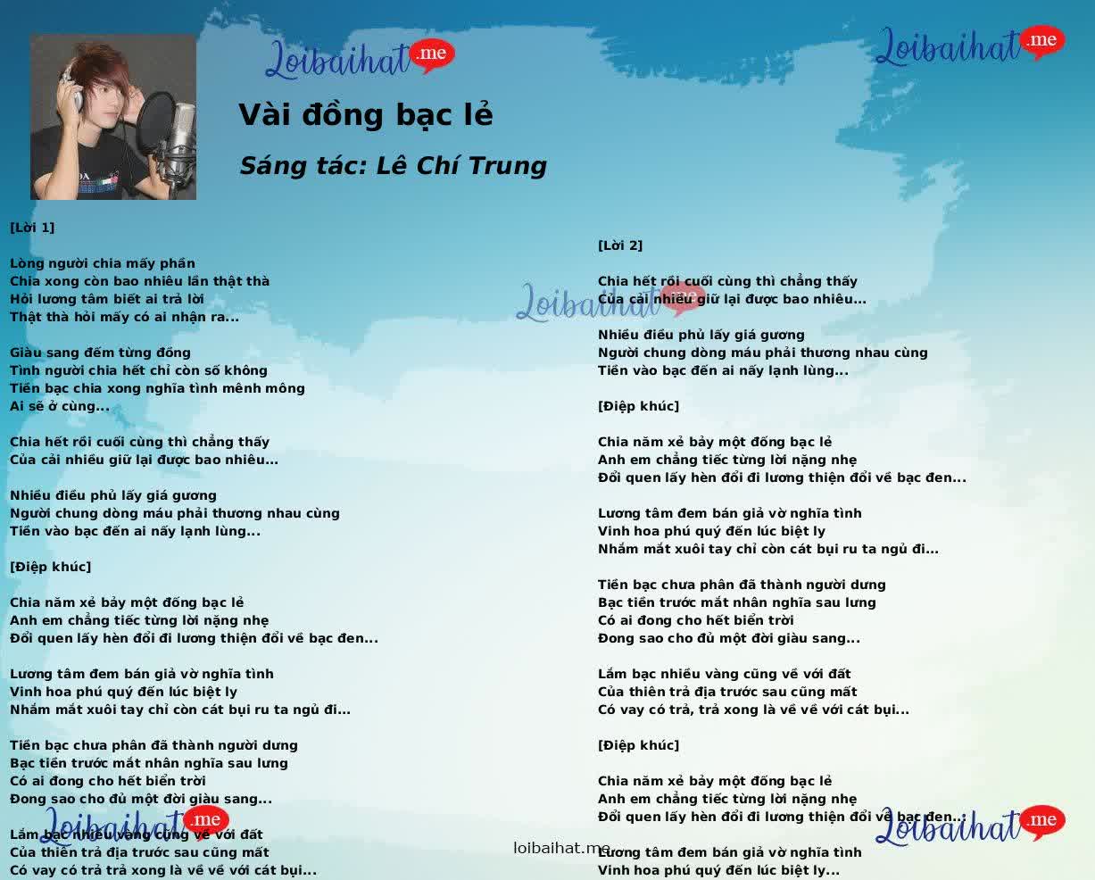 Vài đồng bạc lẻ