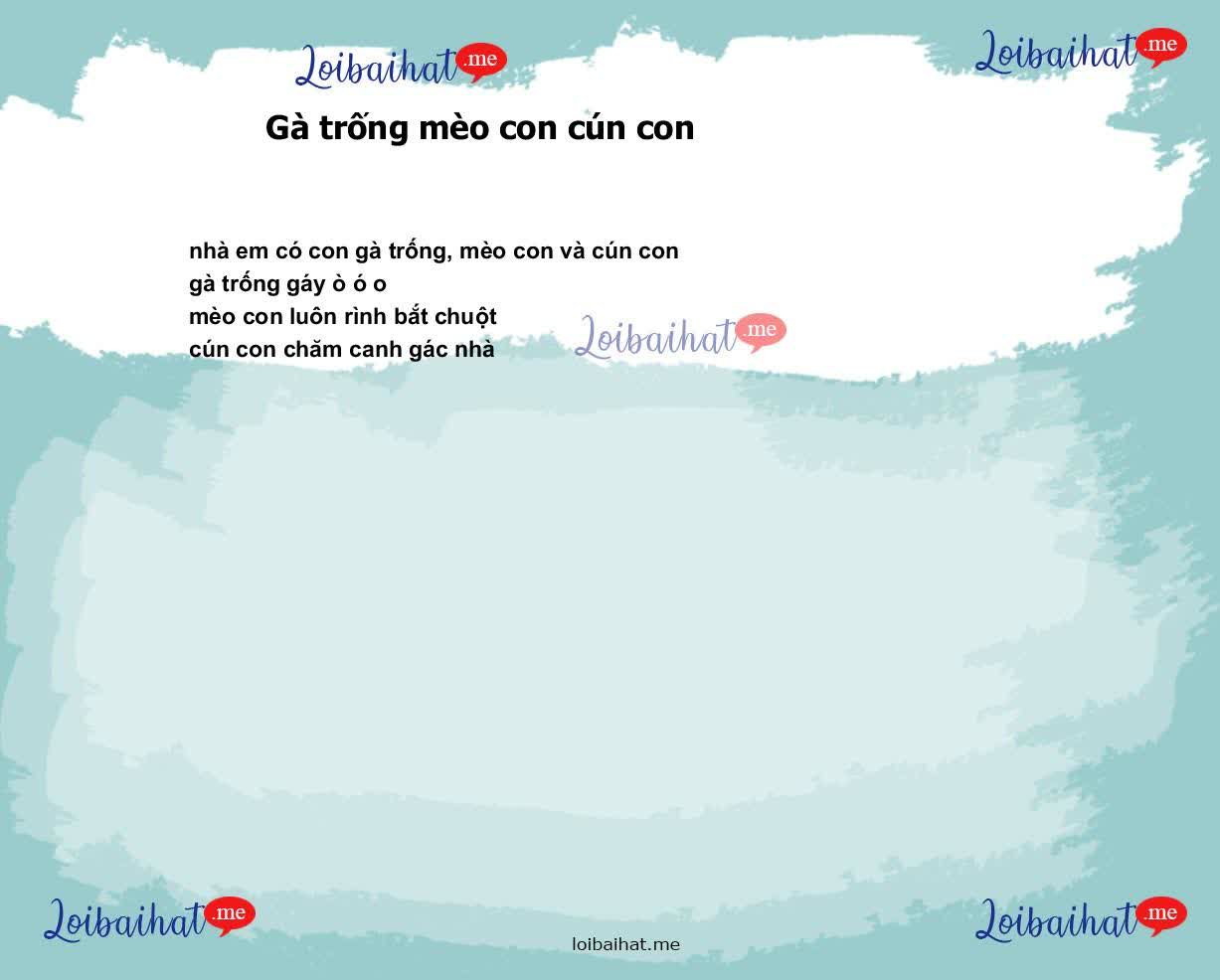Gà trống mèo con cún con
