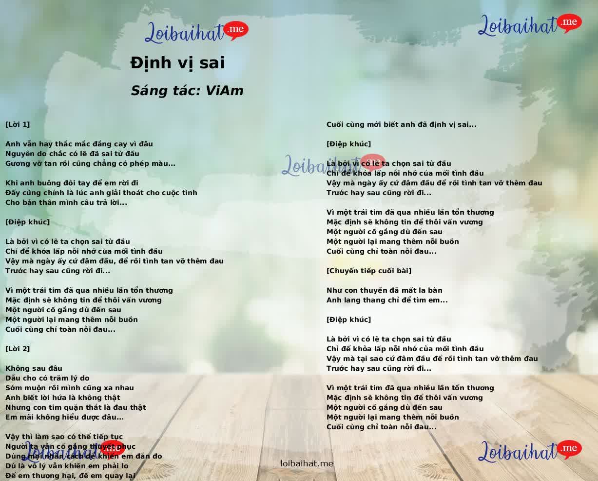 Định vị sai