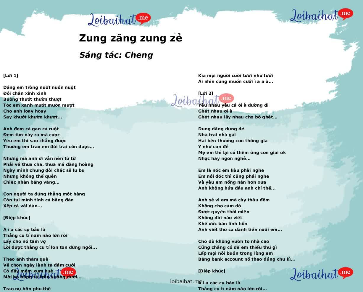 Zung zăng zung zẻ
