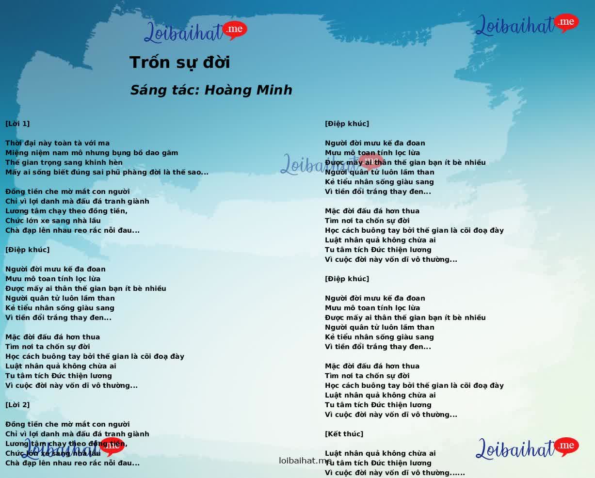 Trốn sự đời