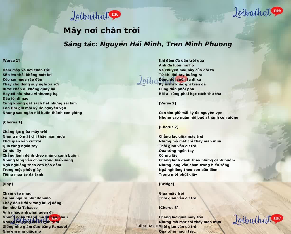 Mây nơi chân trời