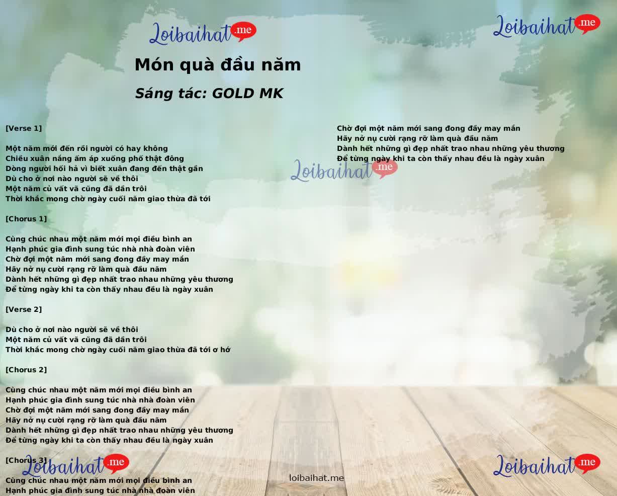 Món quà đầu năm