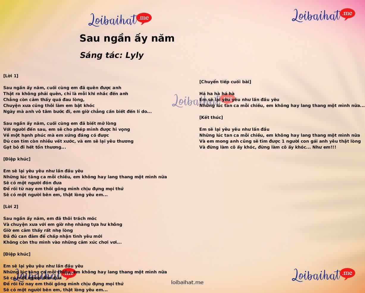 Sau ngần ấy năm