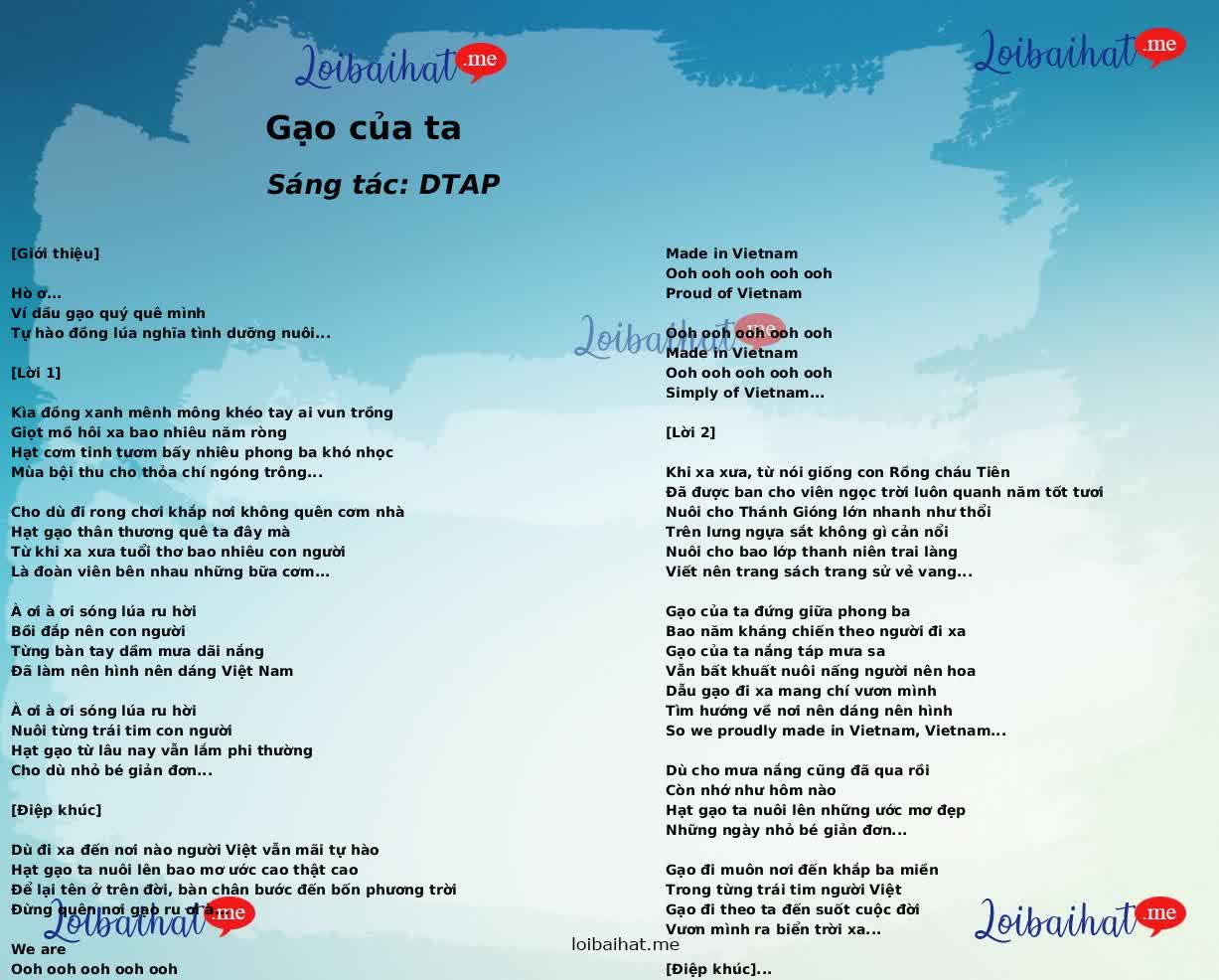 Gạo của ta