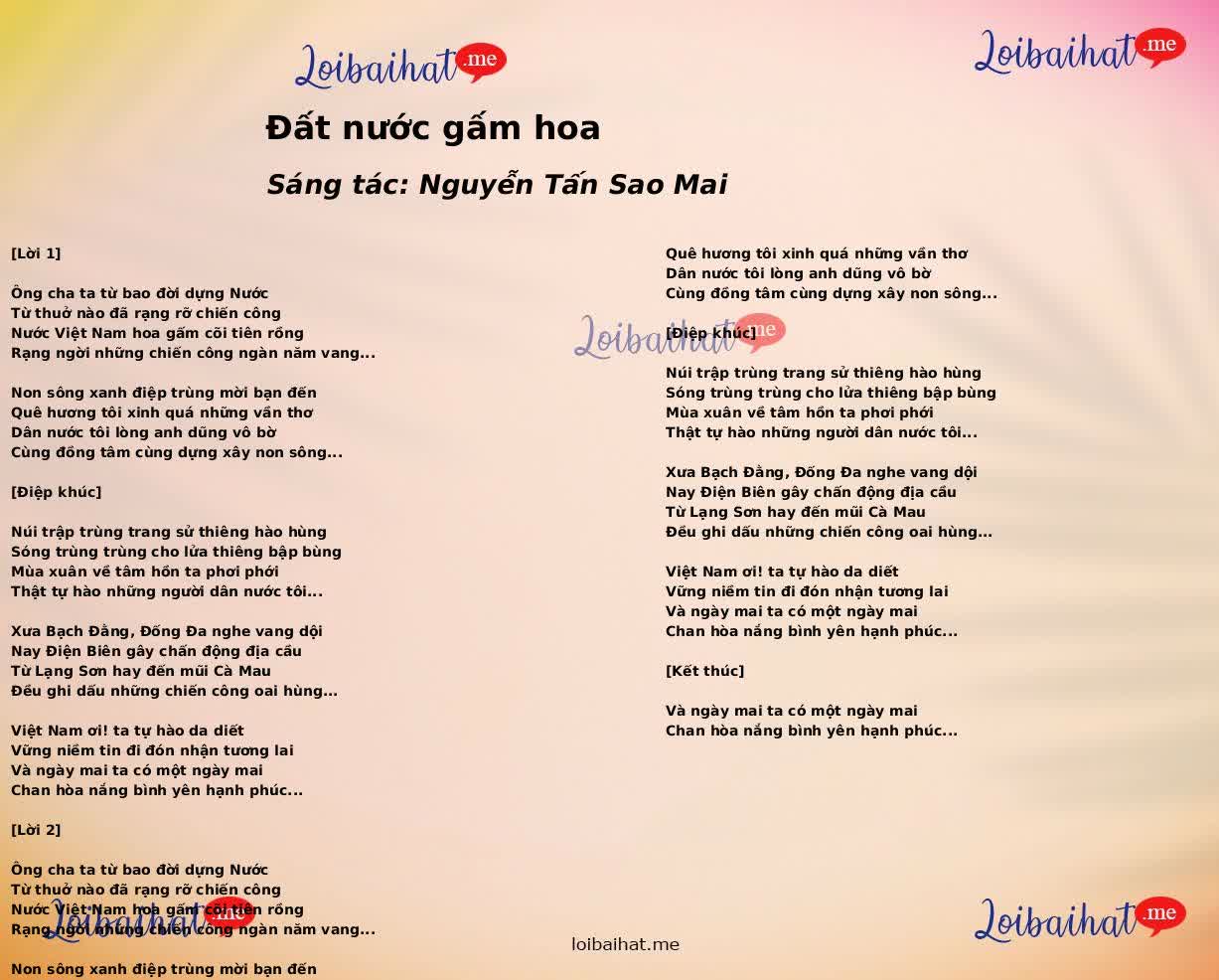 Đất nước gấm hoa