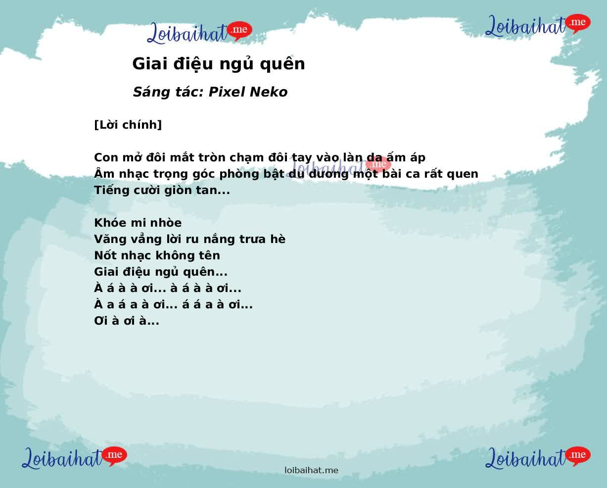 Giai điệu ngủ quên