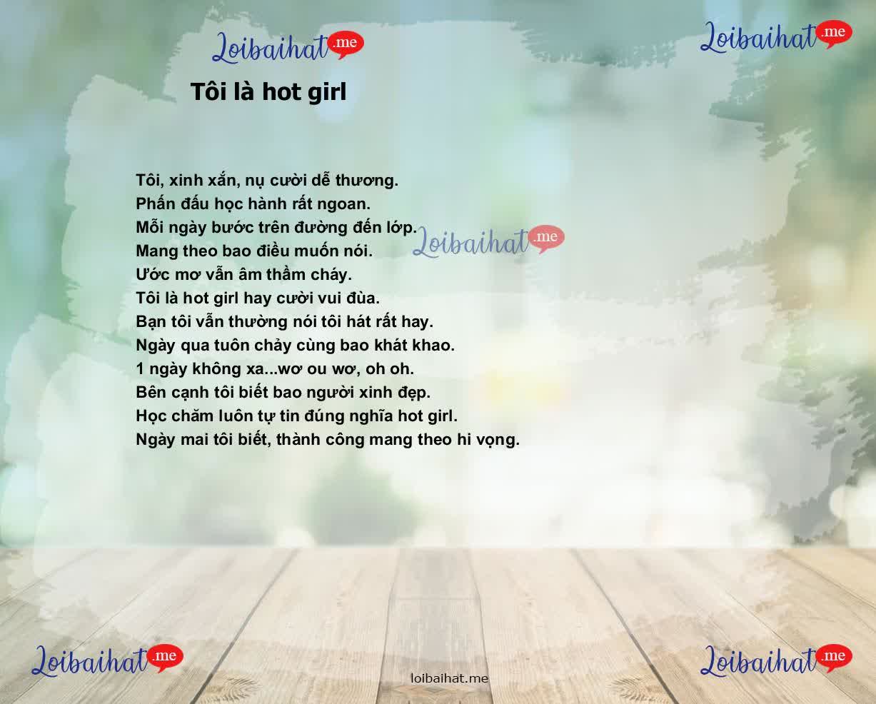 Tôi là hot girl
