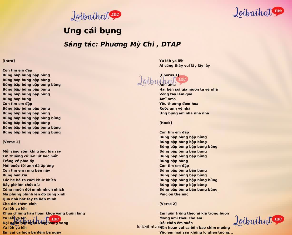 Ưng cái bụng