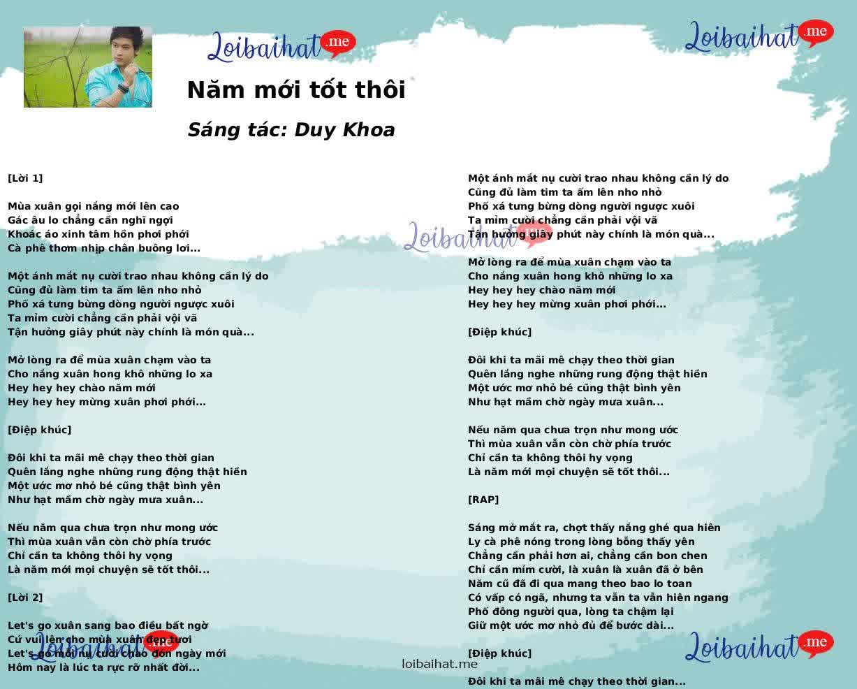 Năm mới tốt thôi