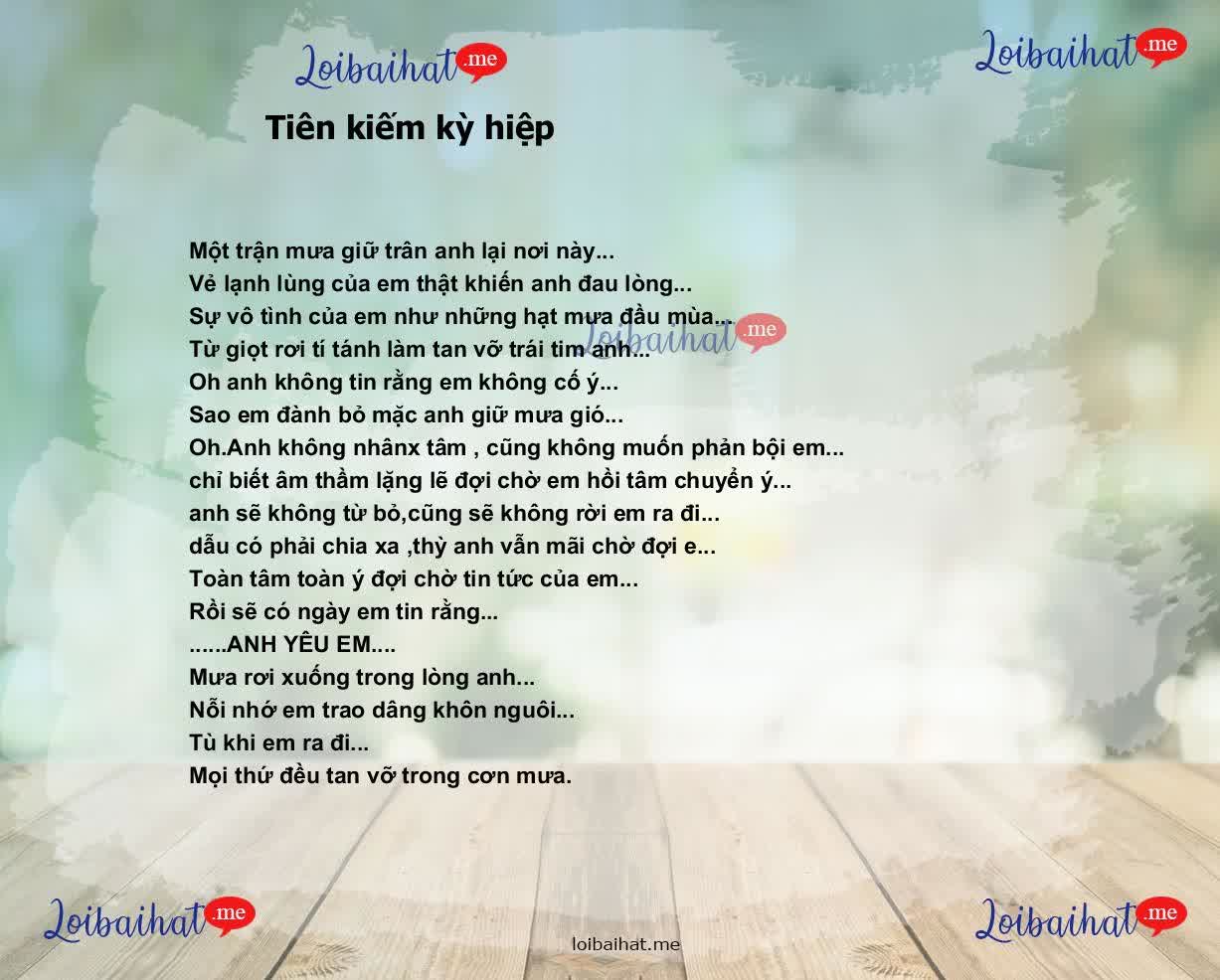 Tiên kiếm kỳ hiệp