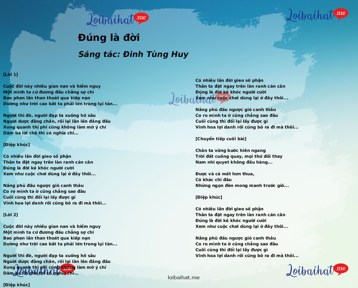 Đúng là đời