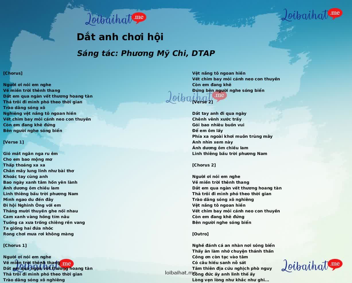 Dắt anh chơi hội