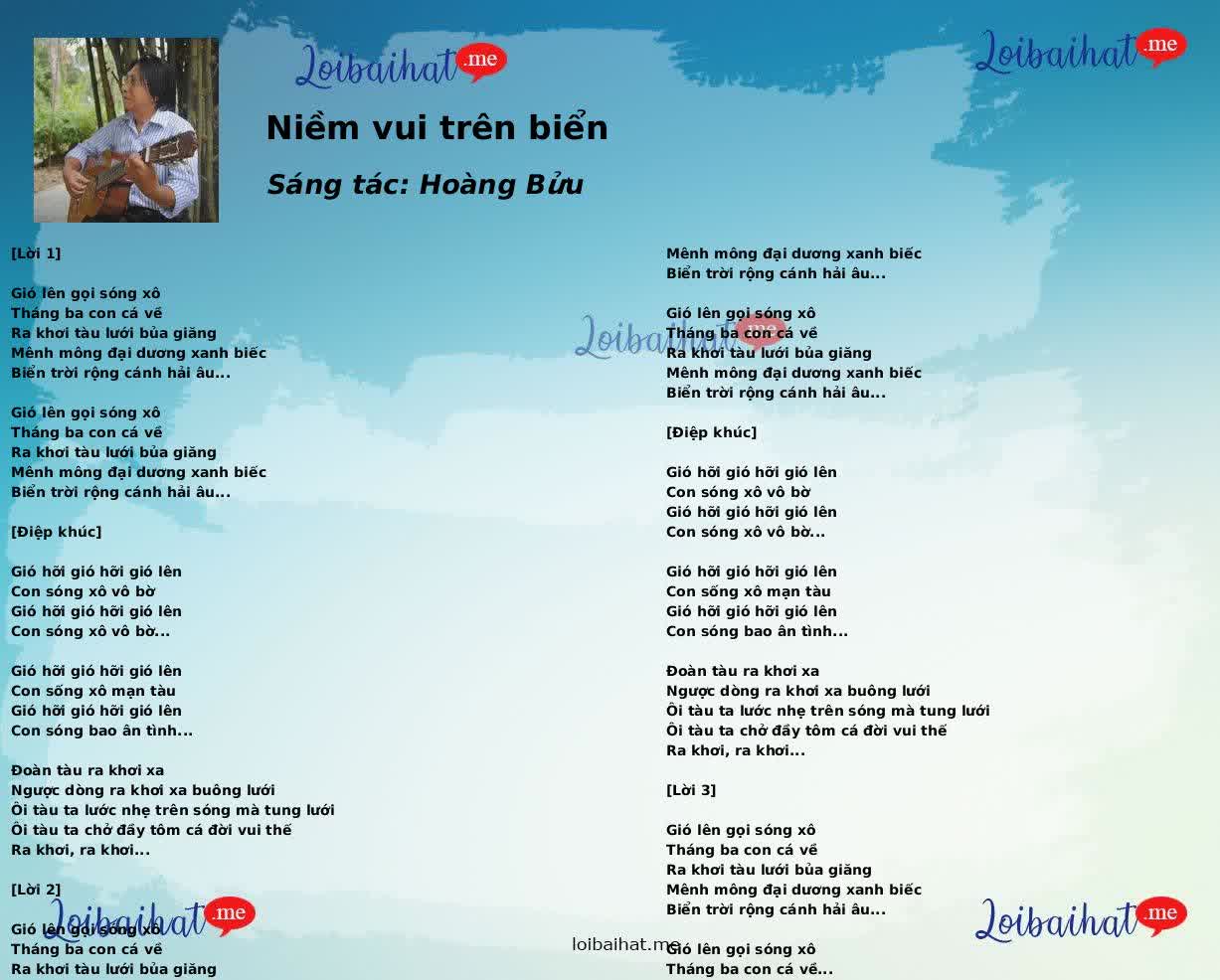 Niềm vui trên biển