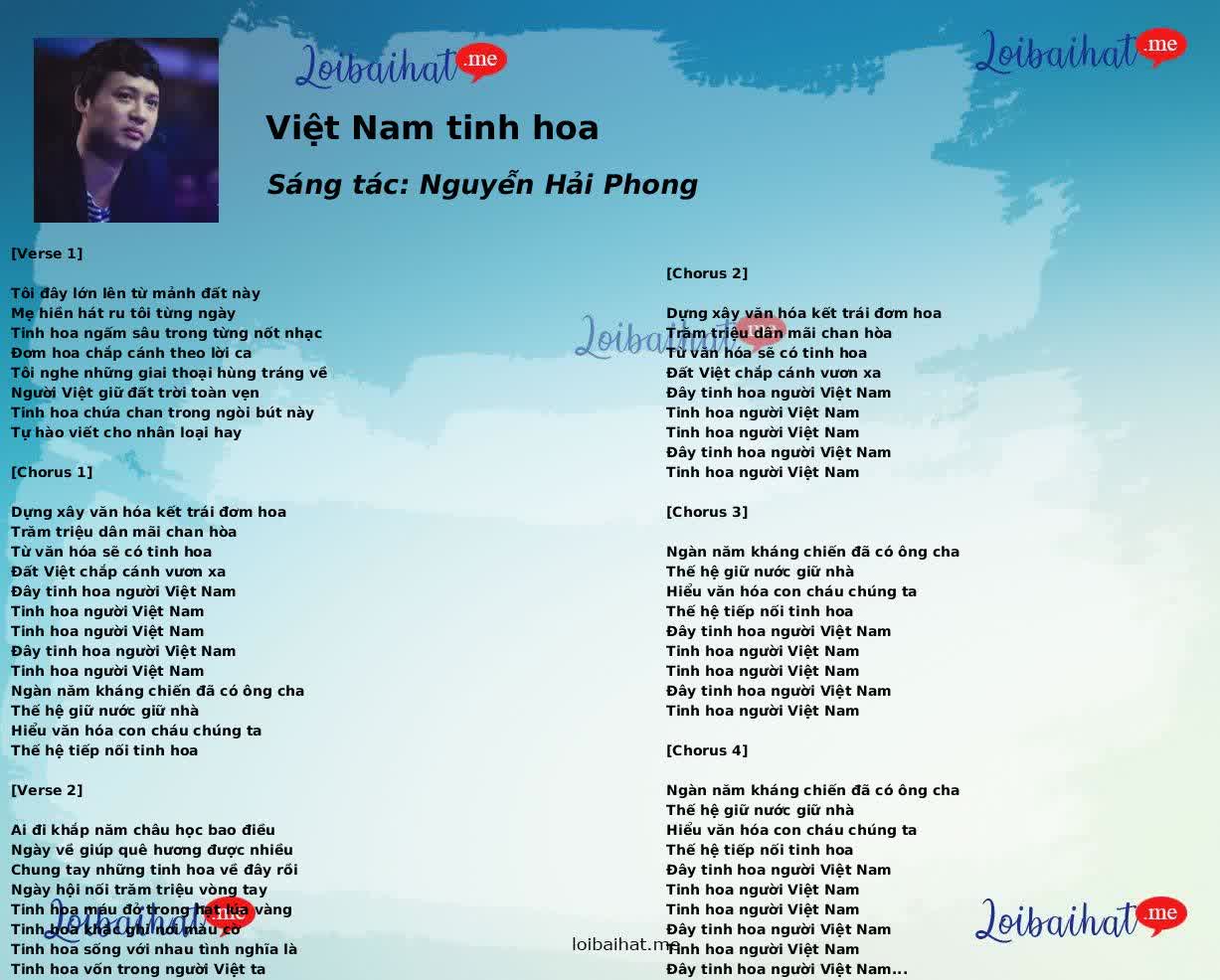 Việt Nam tinh hoa