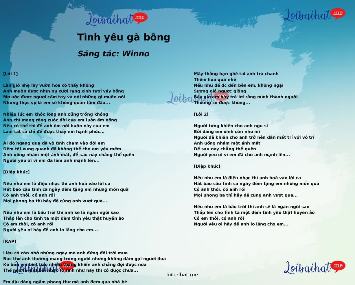 Tình yêu gà bông