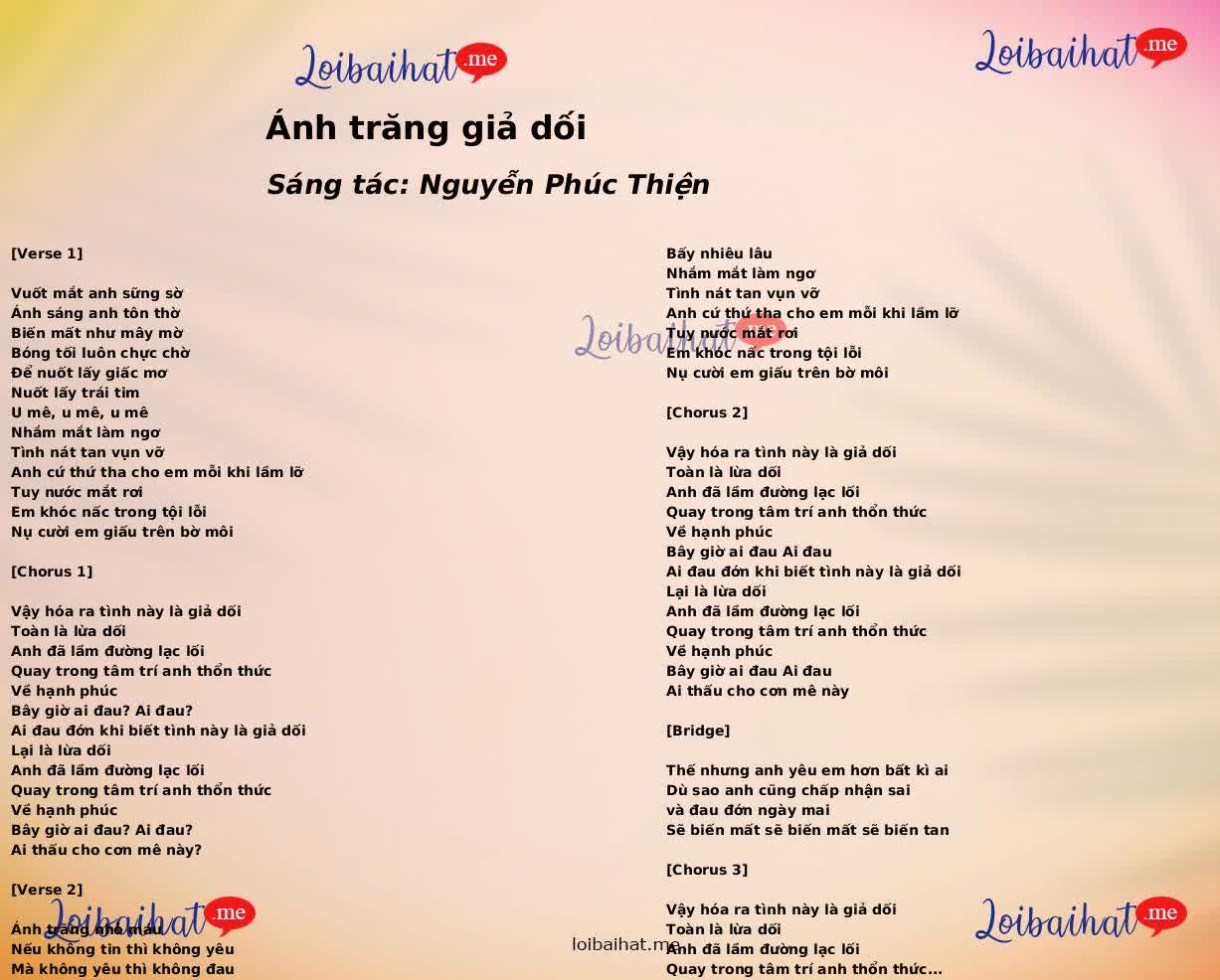 Ánh trăng giả dối