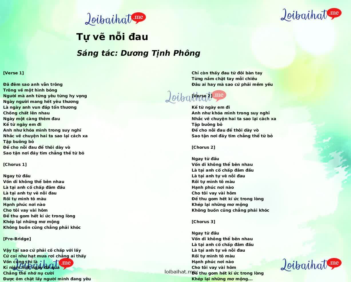 Tự vẽ nỗi đau