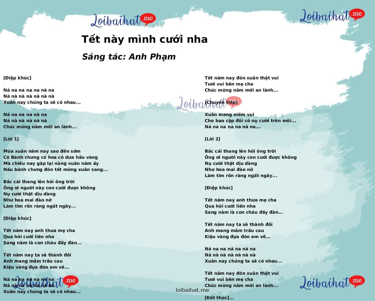 Tết này mình cưới nha