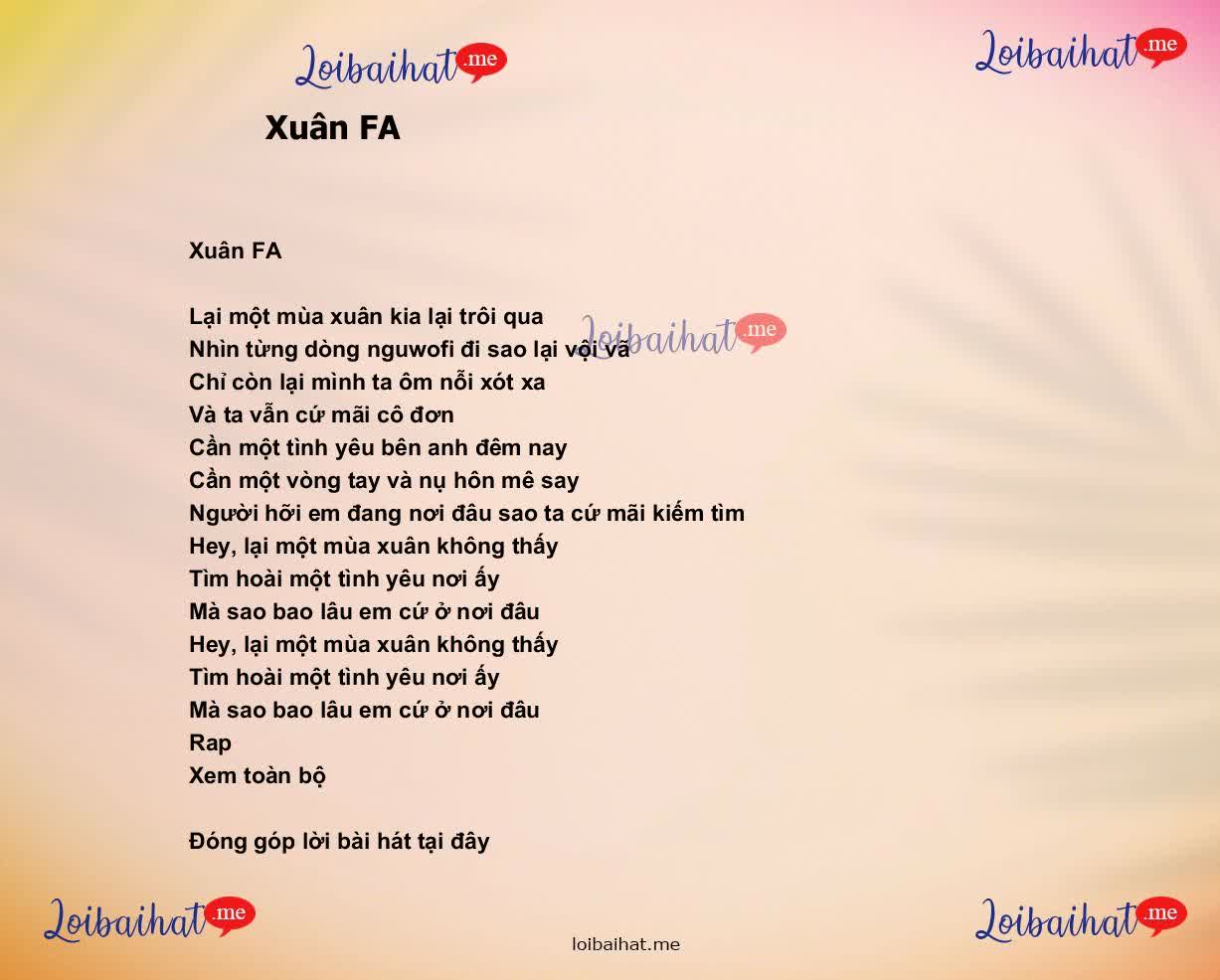 Xuân FA