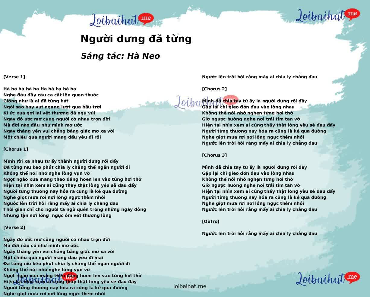 Người dưng đã từng