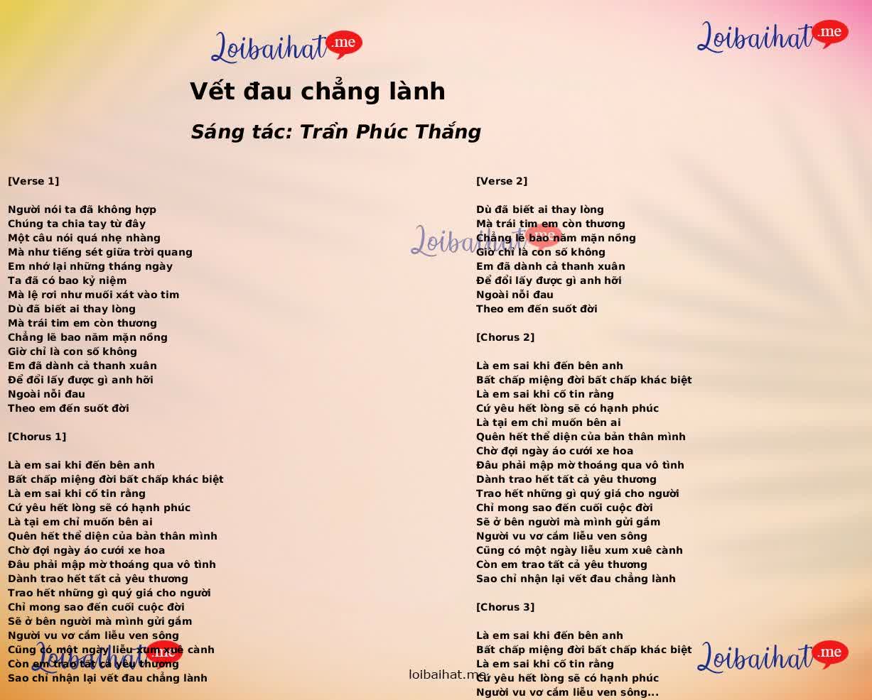 Vết đau chẳng lành