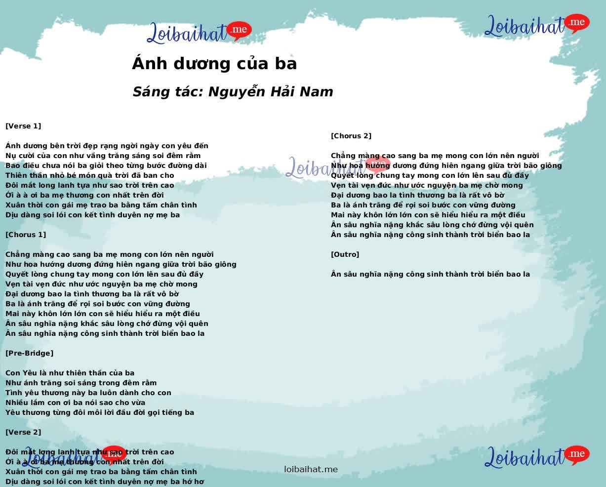 Ánh dương của ba