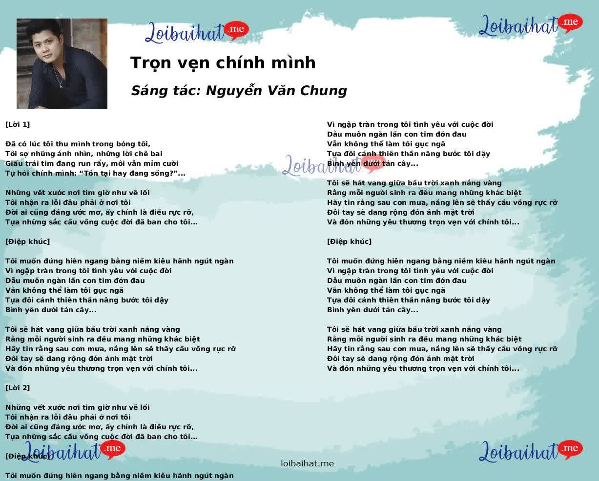 Trọn vẹn chính mình