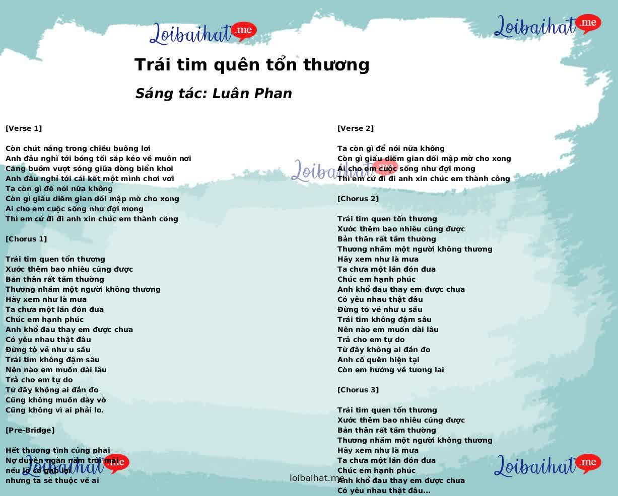 Trái tim quên tổn thương