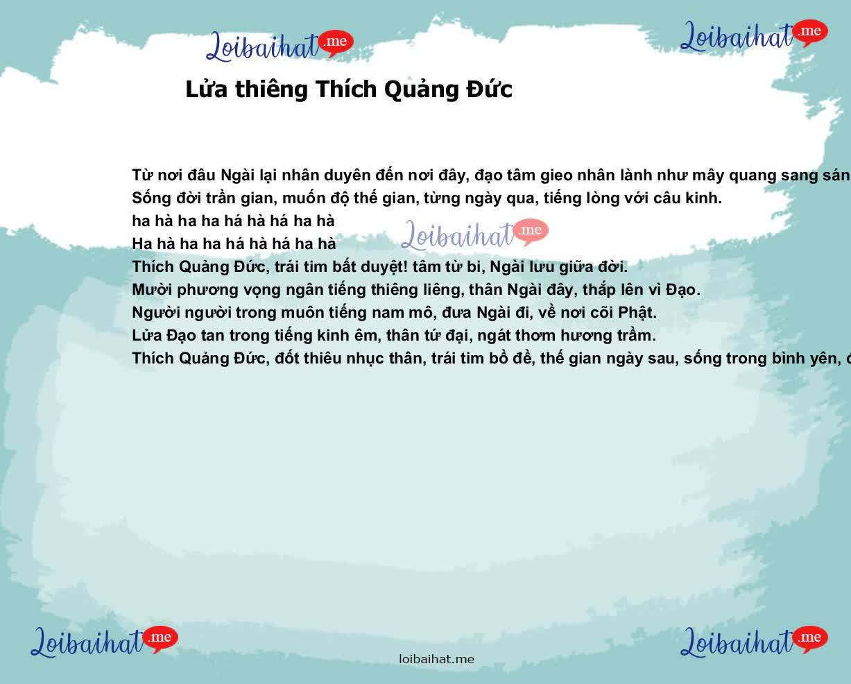 Lửa thiêng Thích Quảng Đức