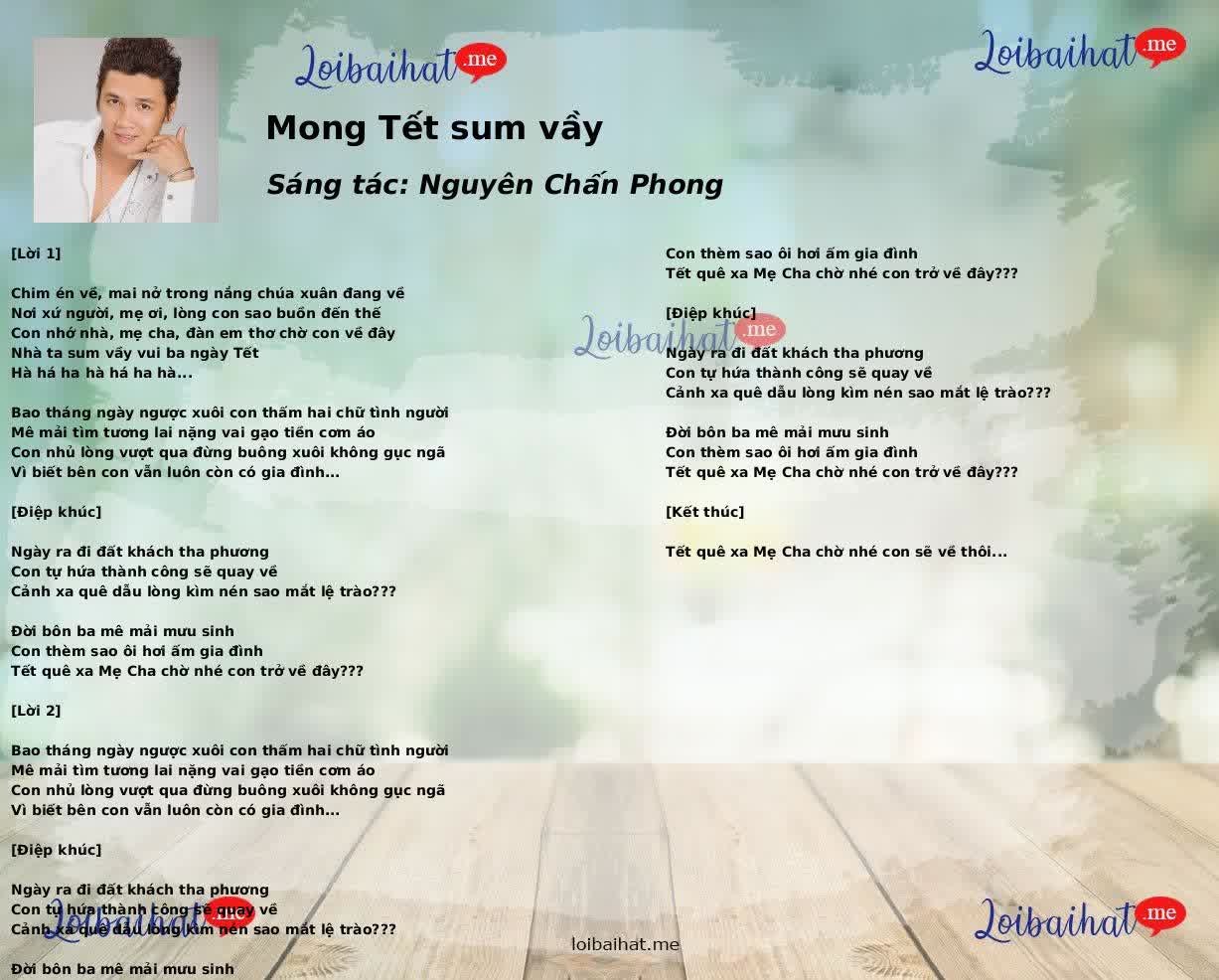 Mong Tết sum vầy