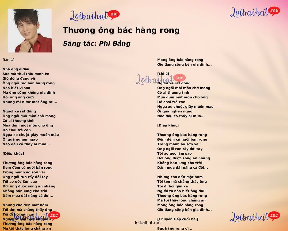 Thương ông bác hàng rong