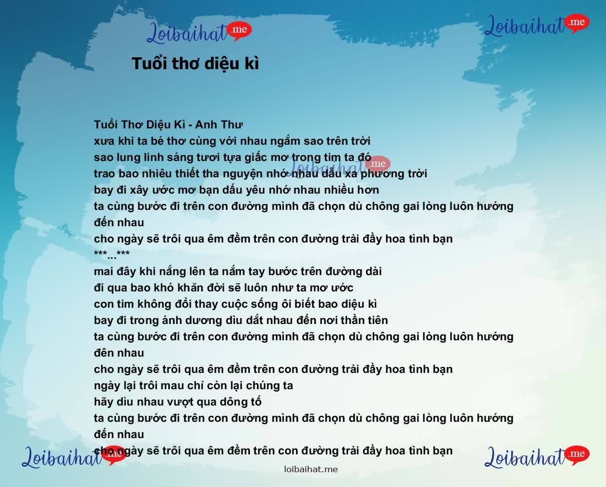 Tuổi thơ diệu kì