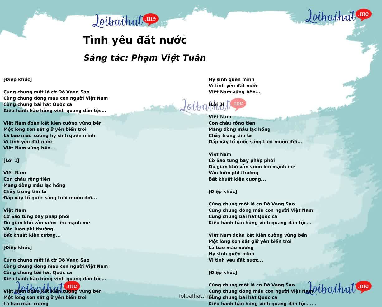 Tình yêu đất nước