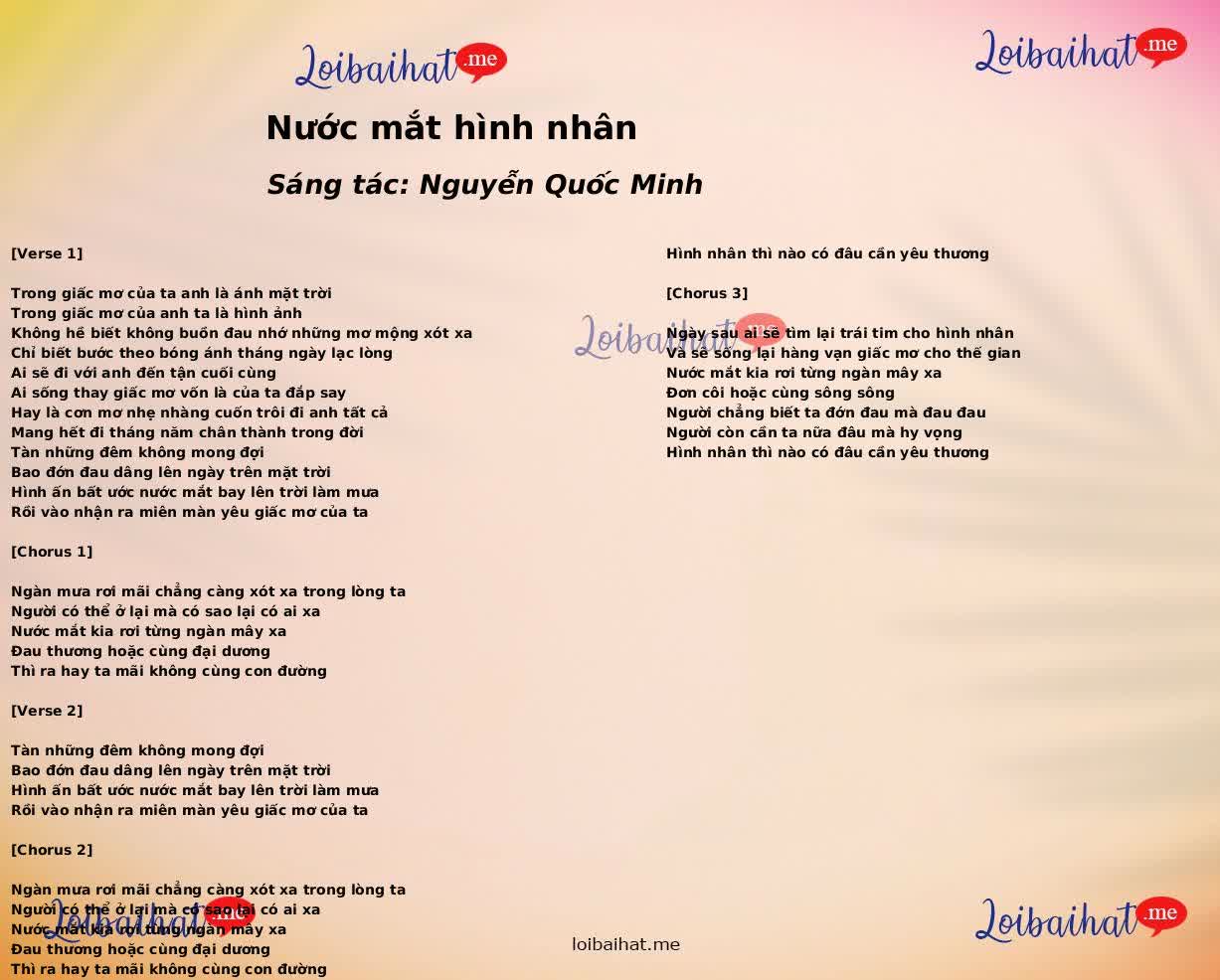 Nước mắt hình nhân