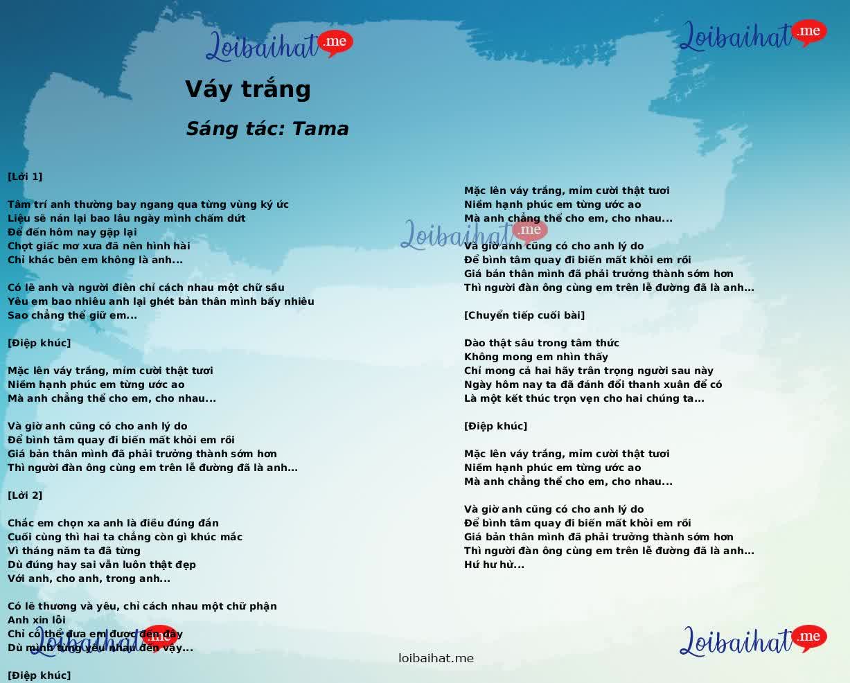 Váy trắng