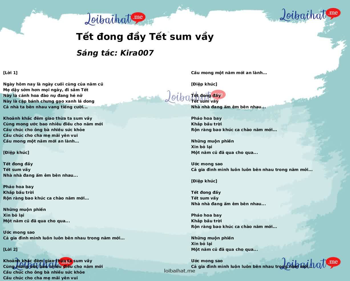 Tết đong đầy Tết sum vầy