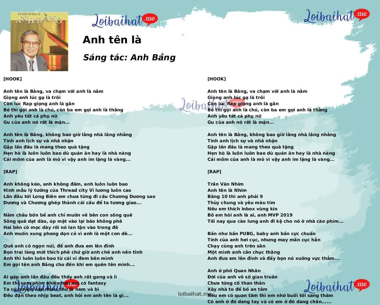 Anh tên là